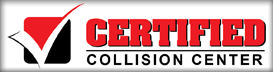 certified collision logo